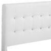 Full Bed Transitional Elegance - Crisp White - Image 4