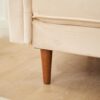 Modern Plush Comfort Loveseat - Beige - Image 5