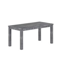 Albany - Solid Wood Dining Table For 6, Small Kitchen And Breakfast Table - Gray