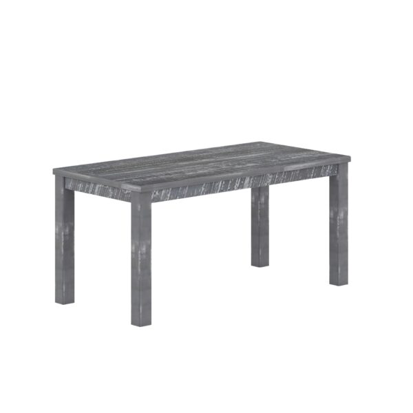 Albany - Solid Wood Dining Table For 6, Small Kitchen And Breakfast Table - Gray