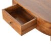 Rounded Coffee Table - Chestnut - Image 6