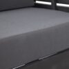 Acacia Wood Loveseat And Coffee Table Set With Cushions - Gray - Image 25