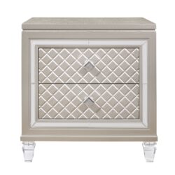 Cross - Glam Nightstand - Champagne