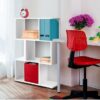 3 Layer Simple Household Bookshelf - Cream White - Image 8