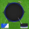 14Ft For Kids Children With Safety Enclosure Net Outdoor Backyards Large Recreational Trampoline - Blue - Image 8