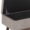 Owen - Small Rectangular Storage Ottoman - Distressed Gray Taupe - Image 4