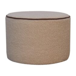 Serenity - Large Round Footstool - Chestnut