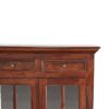 Large Glazed Sideboard - Cherry - Image 8