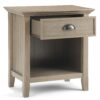 Acadian - Bedside Table - Distressed Gray - Image 3