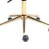 Velvet Home Office Desk Chair, Modern Cute Computer Chair, Wheels Swivel Height Adjustable Task Chair - Emerald - Image 21