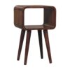 Mini Curved Open Nightstand - Caramel - Image 6