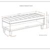 Monroe - Storage Ottoman - Cloud Gray - Image 2