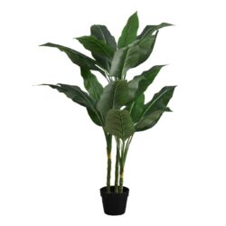 42" Tall, Artificial Plant, Evergreen Tree, Indoor, Faux, Fake, Floor, Greenery, Potted, Decorative - Green / Black