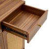 Multi Functional Modern Minimalist Shoe Cabinet Perfectly Blends Into Nordic, Japanese, And Industrial Style Homes - Walnut - Image 14