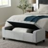 Guernsey - Ottoman With Tufted Top And Storage Function - Light Gray - Image 5