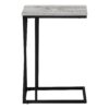 Accent Table, C - Shaped, Contemporary & Stylish - Gray - Image 5