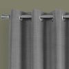 2 Pieces Set, Curtain Panel, 100% Blackout, Grommet, Versatile Use - Gray - Image 3