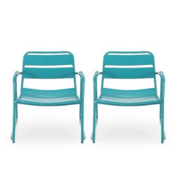 Contemporary Conrad Chair Outdoor Seating - Teal