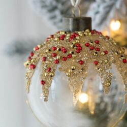 Christmas Ball Ornaments, Glass Decorative Hanging Ball Christmas Tree Ornaments For Holiday Party Decorations (Set of 12) - Multi