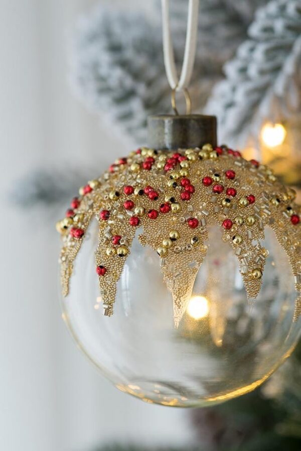 Christmas Ball Ornaments, Glass Decorative Hanging Ball Christmas Tree Ornaments For Holiday Party Decorations (Set of 12) - Multi