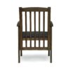 Casa - Acacia Dining Chair Set With Cushions - Dark Gray, 2 Pieces - Image 14
