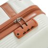 Hardshell Luggage Sets 3 Piece Carry - On Suitcase Double Spinner Wheels With Tsa Lock - White - Image 18