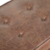 Pierce - Mid Century Ottoman Bench - Distressed Umber Brown - Image 3