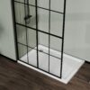 Shower Screen Walk In Wet Room - Black - Image 4