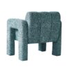 31.10" Wide Boucle Upholstered Accent Chair - Green - Image 6