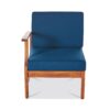 Perla - 5 Pieces Sofa Set - Blue - Image 4