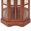 Corner Curio Cabinet With 5 Shelves And Lighting System (E26 Light Bulb Not Included) - Walnut - Image 18