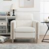 1 Seater Sofa For Living Room - Beige - Image 10