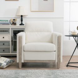 1 Seater Sofa For Living Room - Beige