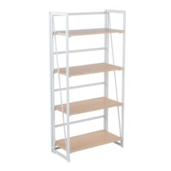 Dakota - Contemporary Bookcase - White / Natural