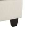 Springfield - Ottoman Contemporary Design Fabric Birch Wood Legs - Beige - Image 11