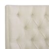 Brooklyn - King Tufted Panel Bed Headboard And Footboard Set - Light Beige - Image 8