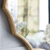 Round Sunburst Wall Mirror With, Wall Decor Mirror For Entryway Bedroom Living Room - Gold - Image 8