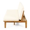 Outdoor Elegance Daybed With Convertible Design Cushion Frame - Beige - Image 13