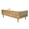 Claremont - 3 Seater Daybed With Rattan Arms - Beige - Image 7