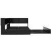 Full Size Daybed With Trundle, Storage Cabinets And USB Ports - Black - Image 6