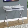 Computer Desk For Home Office, Laptop, Storage Shelves, Modern Convenient Design - White - Image 4