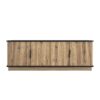 Grain 4 Door TV Cabinet, An Ideal Choice For TV And Item Storage In Modern Homes, A Perfect Blend Of Nordic And Modern Minimalist Styles - Black - Image 18