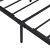 Full Size Metal Platform Bed Frame With Wooden Headboard And Footboard With USB Liner, No Box Spring Needed, Large Under Bed Storage - Brown - Image 13