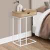 Accent Table, C - Shaped Contemporary & Modern - Natural - Image 2