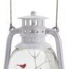 Christmas Plastic / Resin Lantern With Snowman & Tree LED / Water Spinning / 6 Hours Timer, 3*AA Batteries Required - White / Multi - Image 9