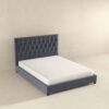 Donald - Queen Mid Century Modern Platform Bed - Gray - Image 3