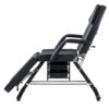 72.8" Massage Salon Tattoo Chair With Two Trays Esthetician Bed With Hydraulic Stool, Multi-Purpose 3-Section Facial Bed Table, Adjustable Beauty Barber Spa Beauty Equipment - Black - Image 8