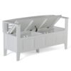 Adams - Entryway Storage Bench - White - Image 2