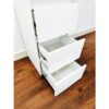 Elise - Slim Modular Wood Closet Cabinet With Drawers In Durable Melamine And Wood 71" Height - White - Image 17
