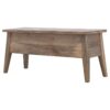 Lid Up Storage Bench - Oak - Image 3